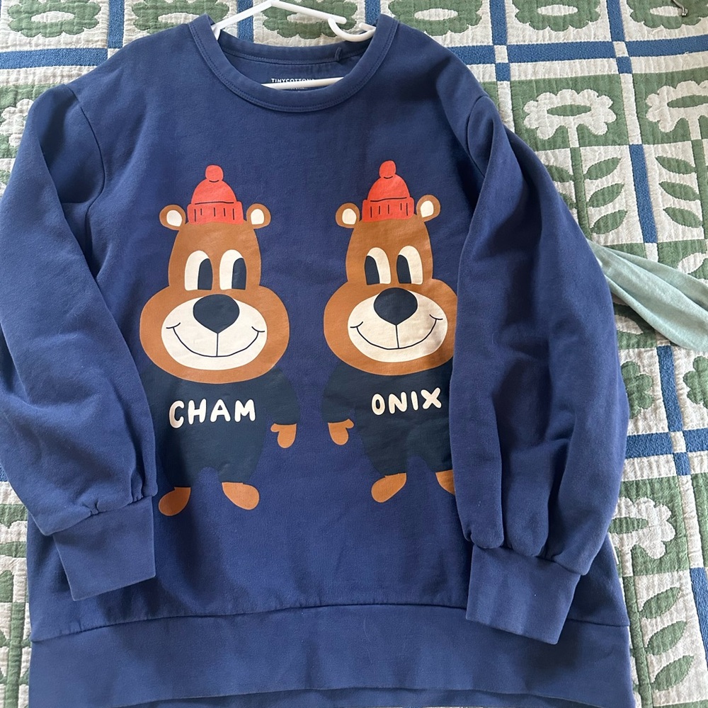 Tiny Cottons bear sweatshirt 12